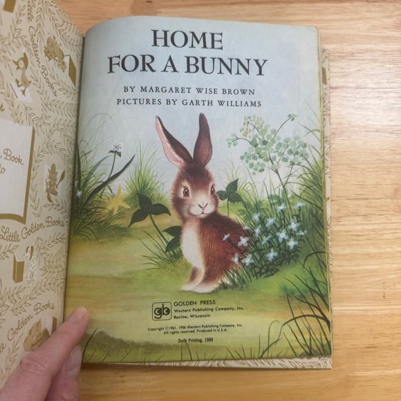 Home for a Bunny Little Golden Book Childrens Classic Storybook - Picture 2 of 5